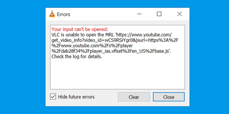 Cómo corregir el error "Tu entrada no se puede abrir" de VLC