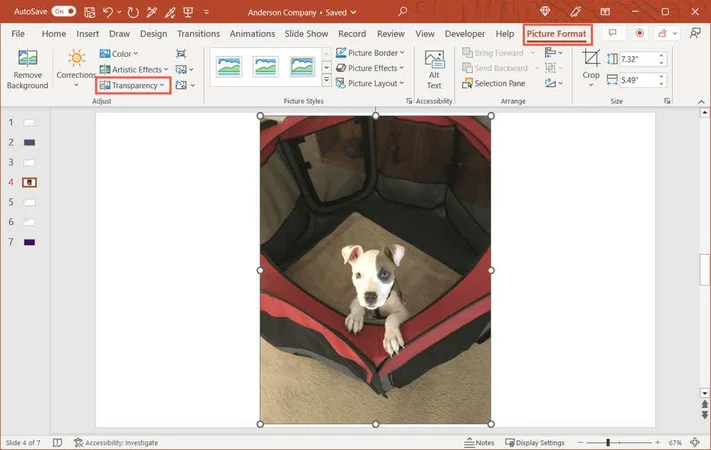 Cómo hacer que las imágenes o el fondo sean transparentes en PowerPoint