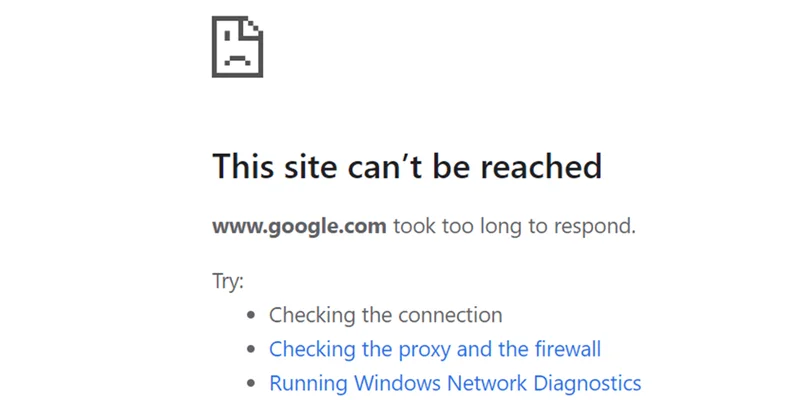 Cómo solucionar el error "No se puede acceder a este sitio" en Google Chrome