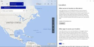 Comprender su ubicación está actualmente en uso en Windows 10 destacado