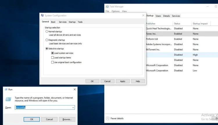 Realice un arranque limpio en Windows 10