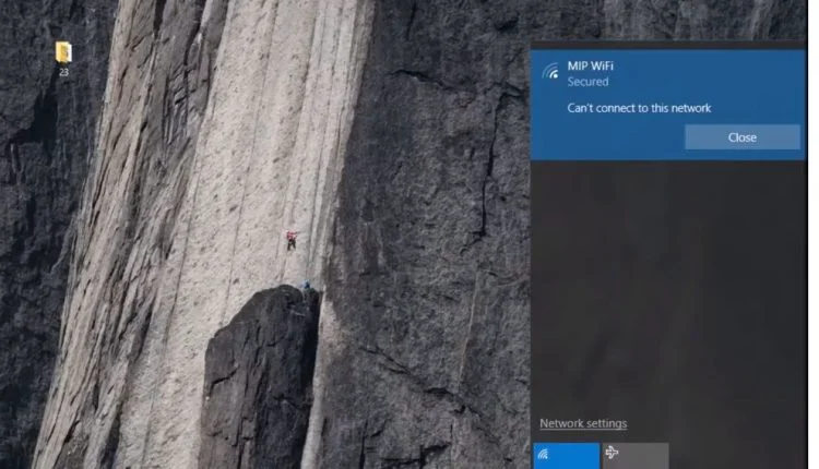 Windows 10 no se puede conectar a esta red