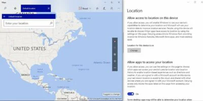 Comprender su ubicación está actualmente en uso en Windows 10 destacado